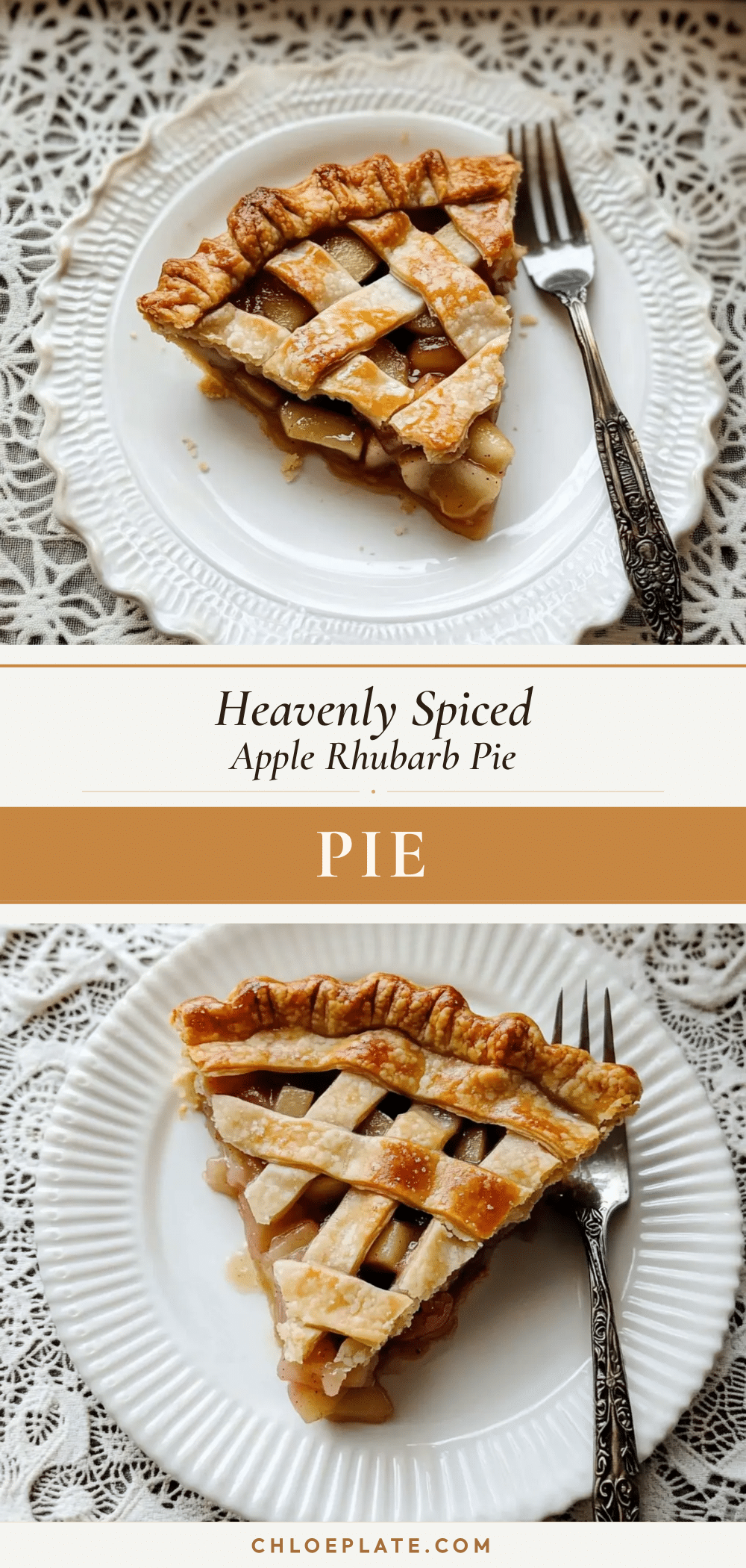 apple rhubarb pie recipe
