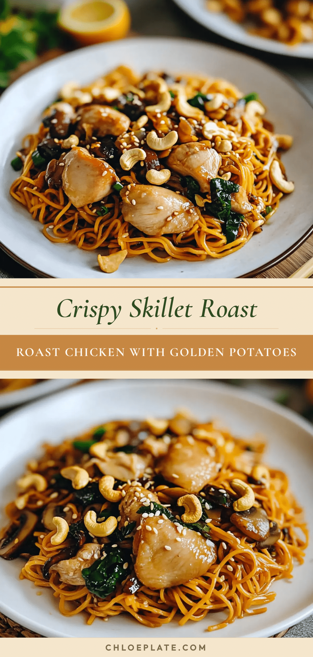 crispy skillet roast chicken recipe