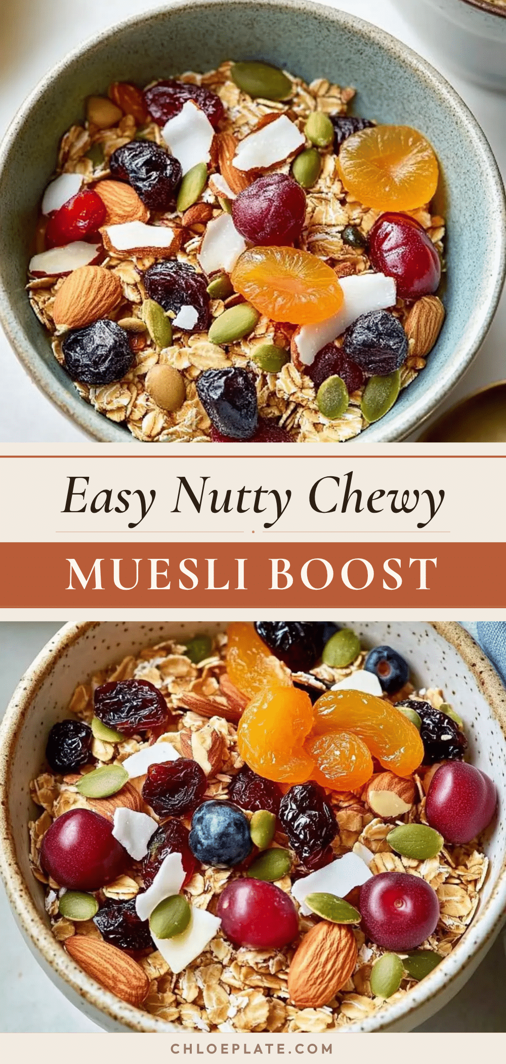 easy nutty chewy muesli recipe