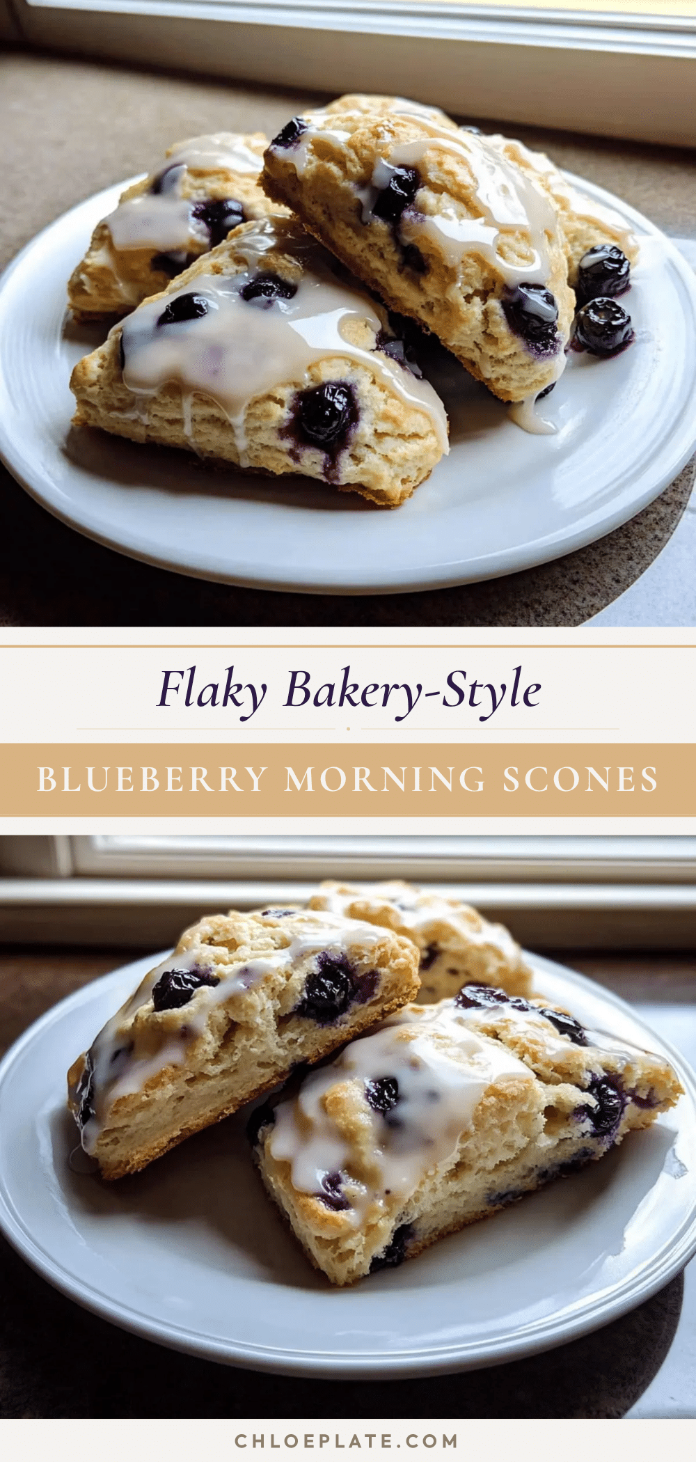 flaky blueberry scones recipe