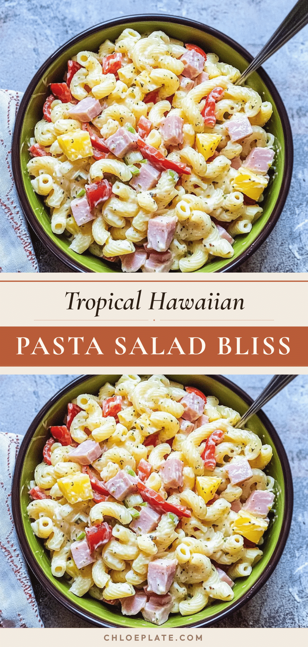Fresh Hawaiian Pasta Salad recipe