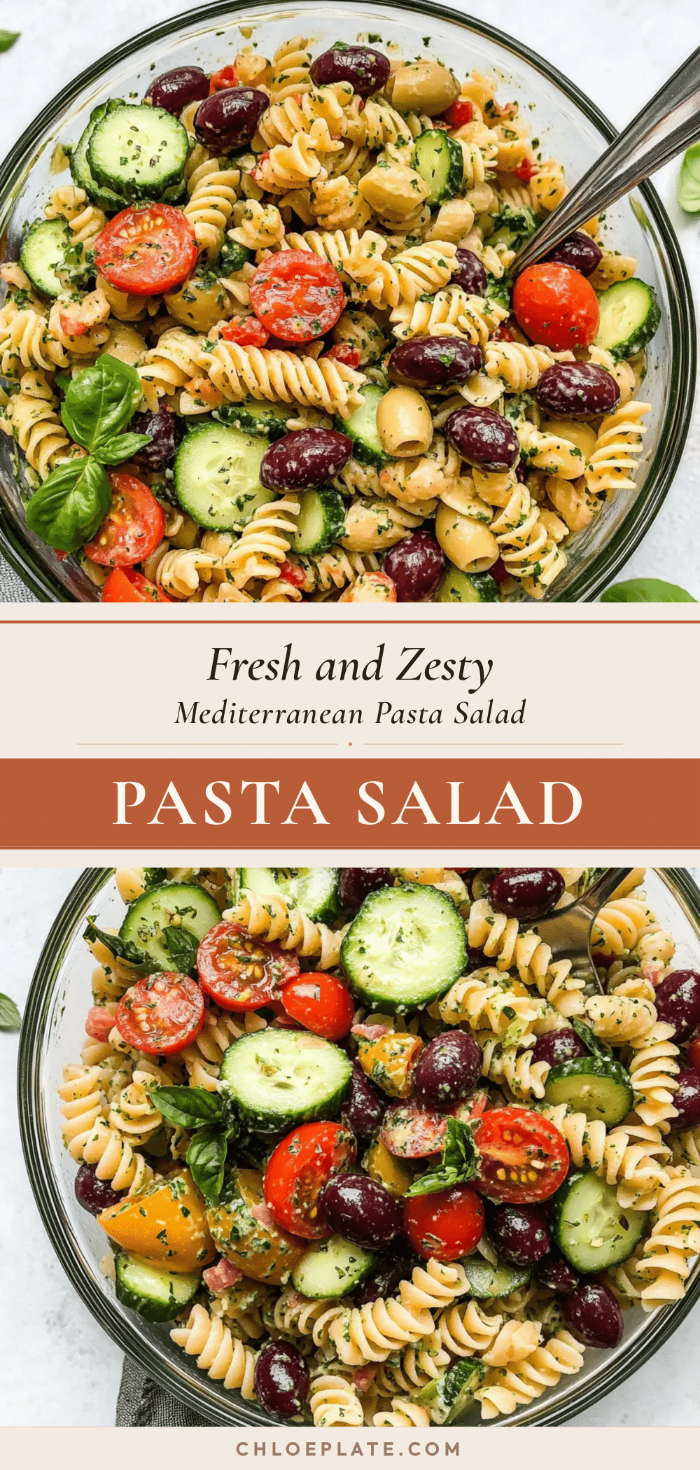 Fresh Mediterranean Pasta Salad recipe