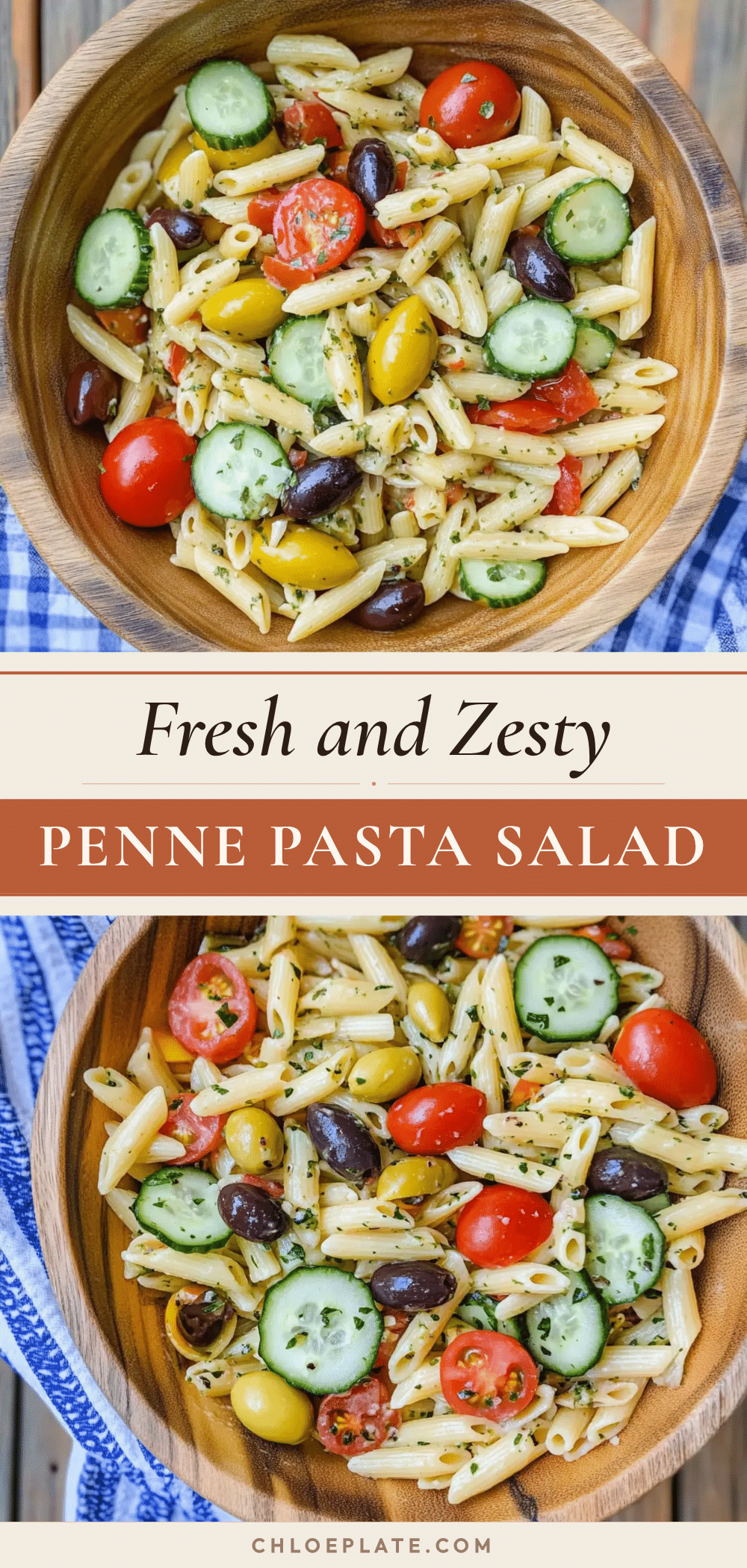 fresh penne pasta salad recipe