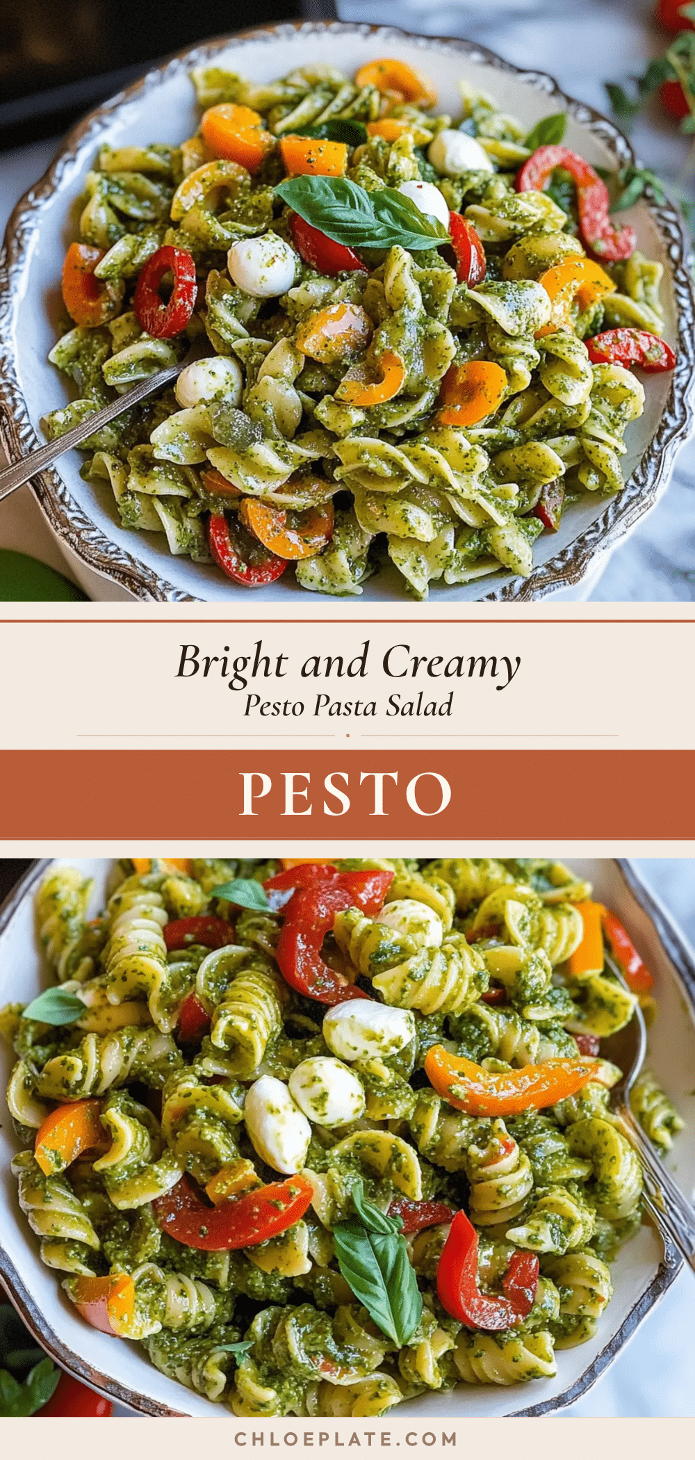 fresh pesto pasta salad recipe