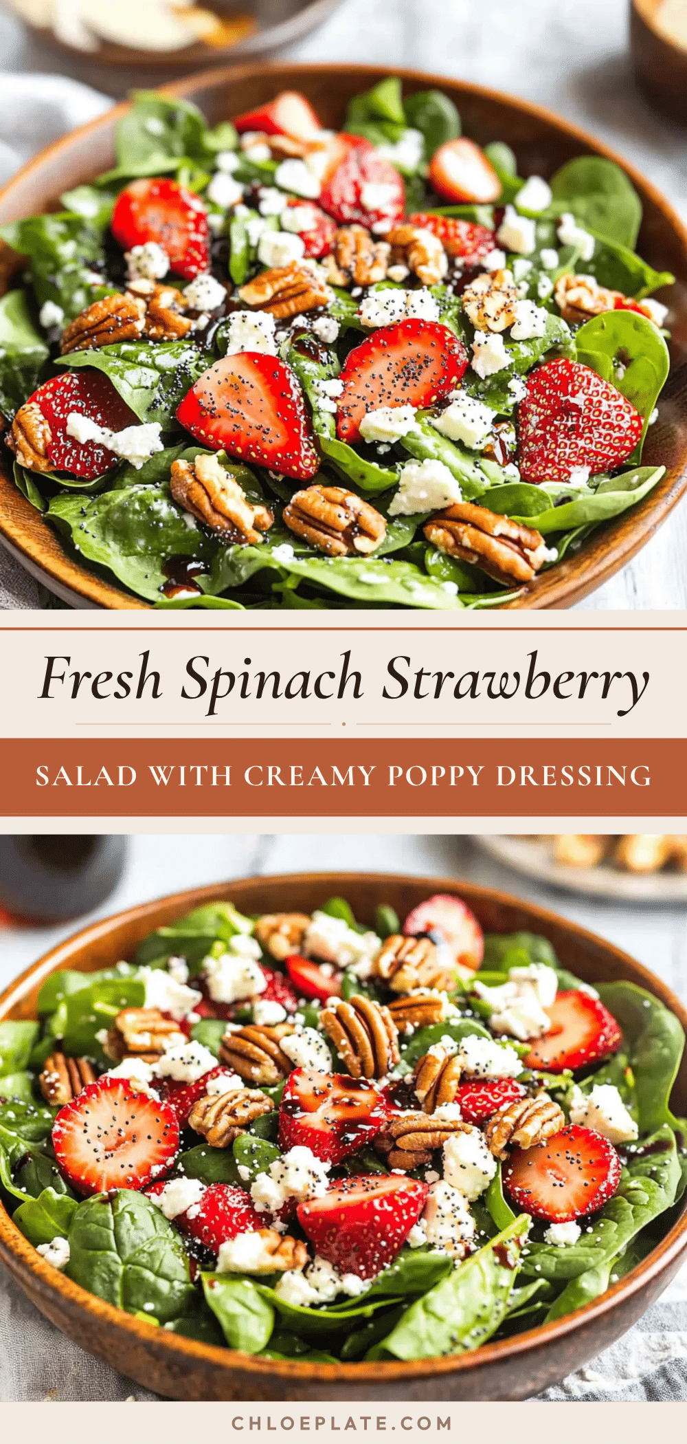 fresh spinach strawberry salad recipe