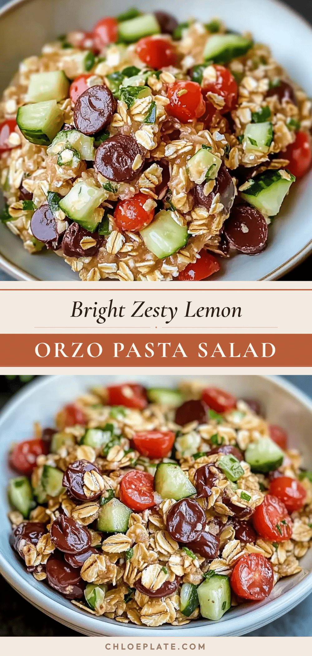 lemon orzo pasta salad recipe