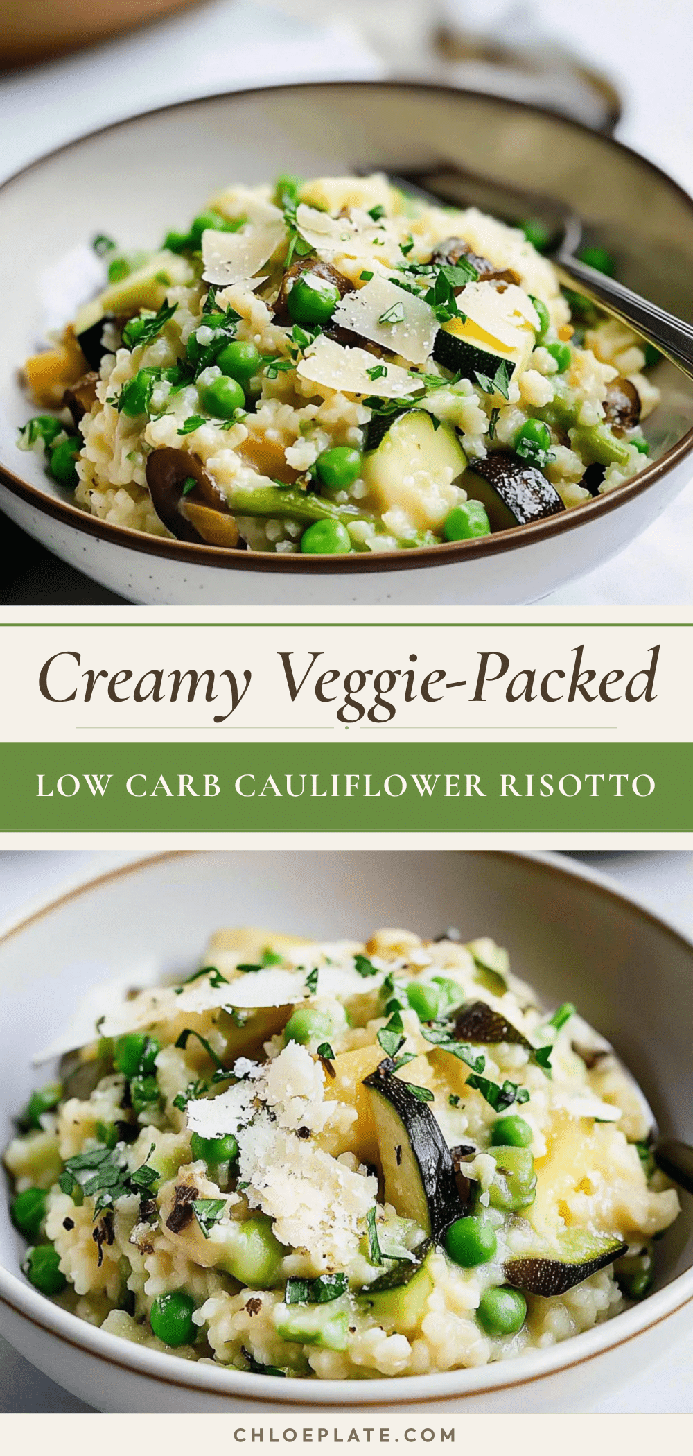 low carb cauliflower risotto recipe