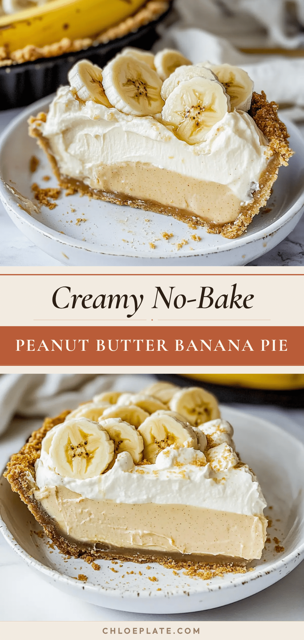 peanut butter banana cream pie recipe