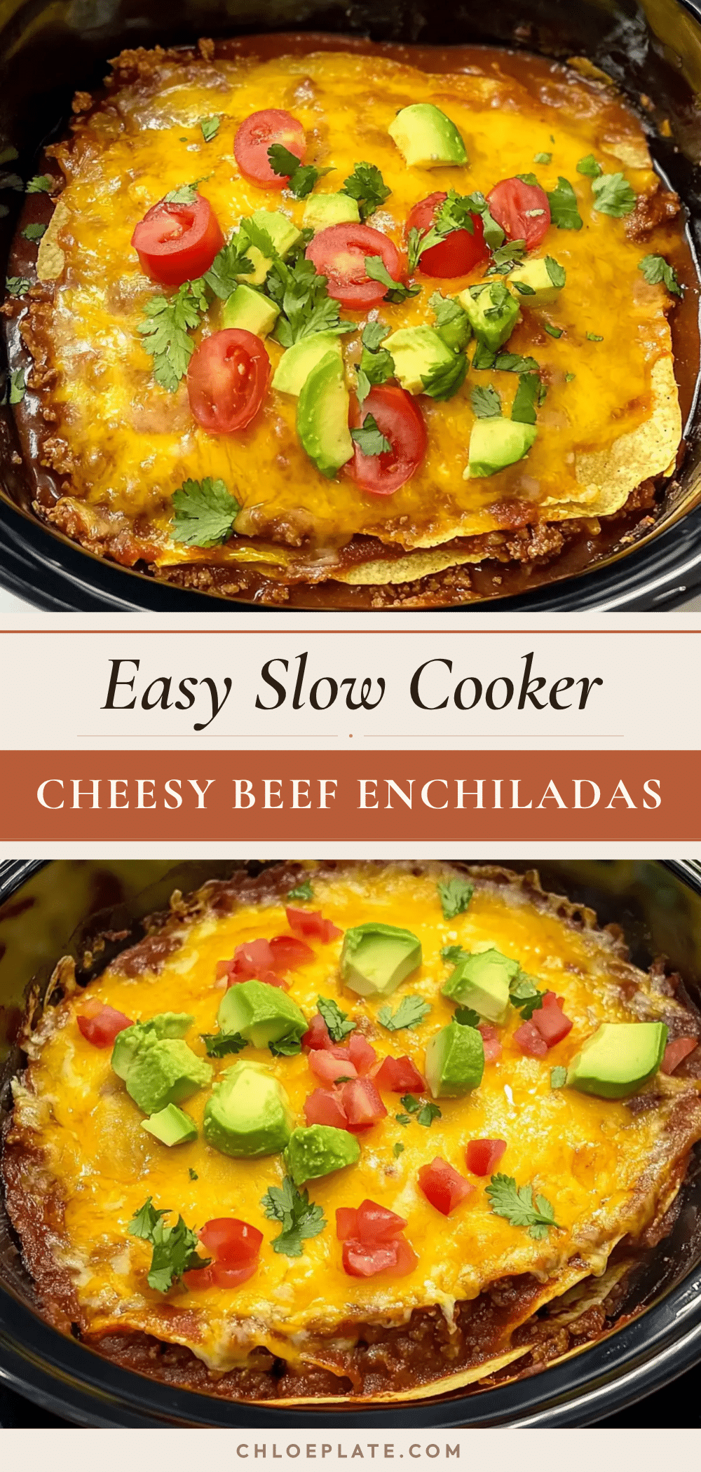 slow cooker layered beef enchiladas recipe