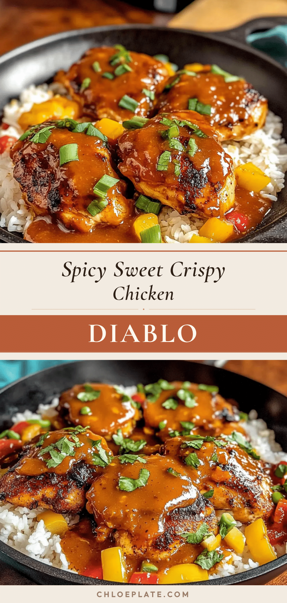 Spicy Sweet Crispy Chicken Diablo recipe