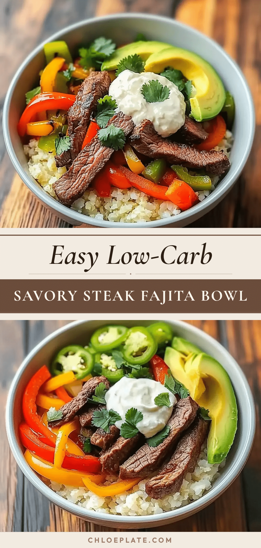 steak fajita bowl recipe
