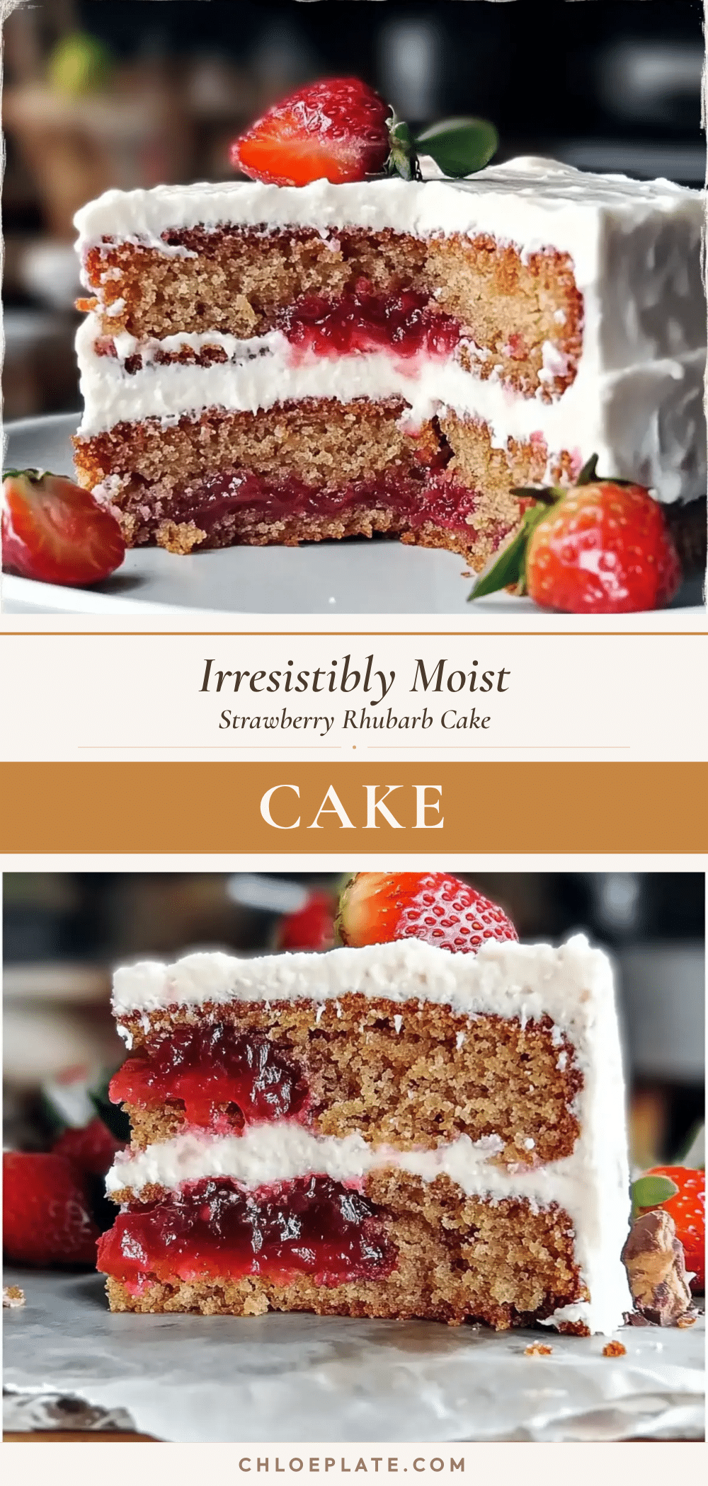 strawberry rhubarb jam cake recipe