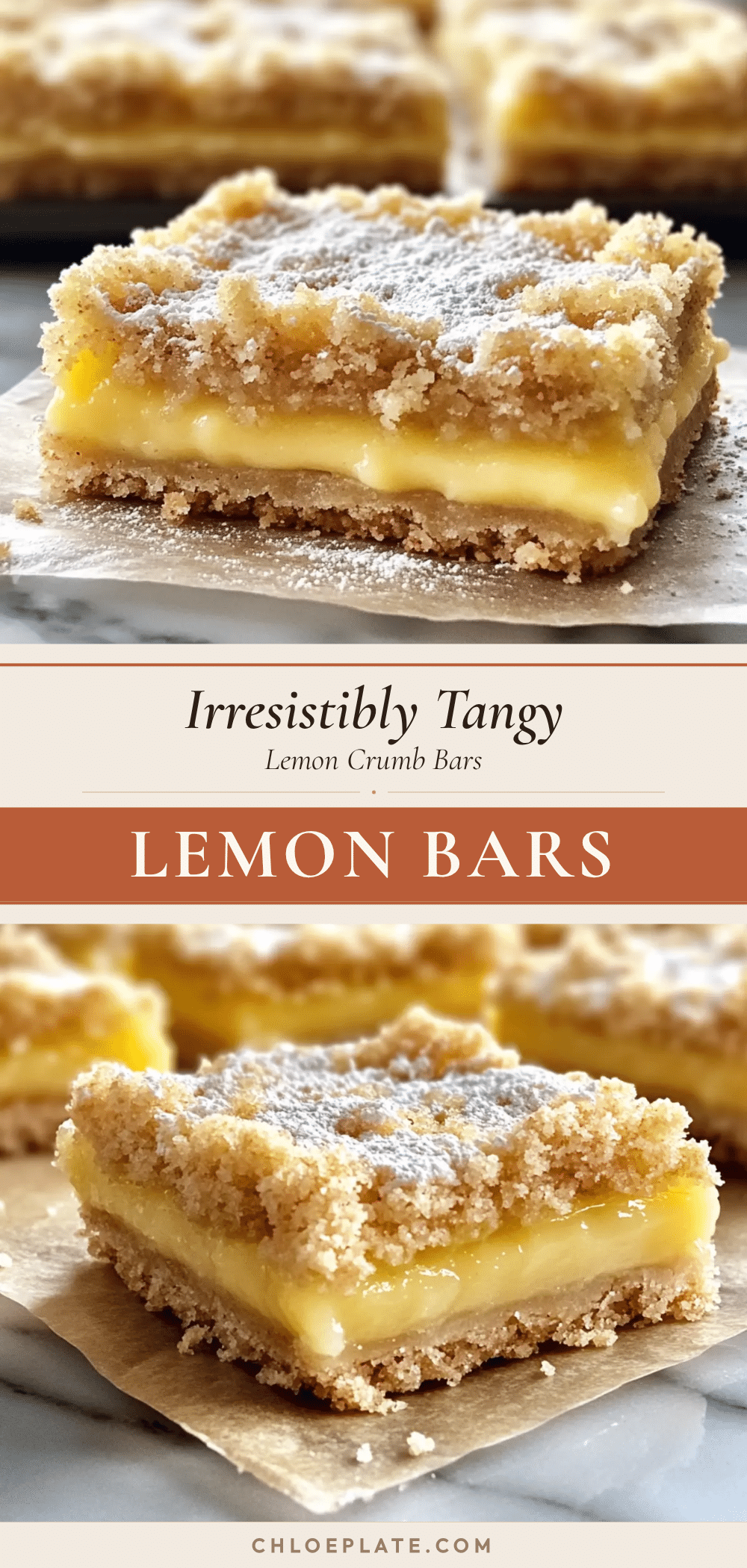 tangy lemon crumb bars recipe