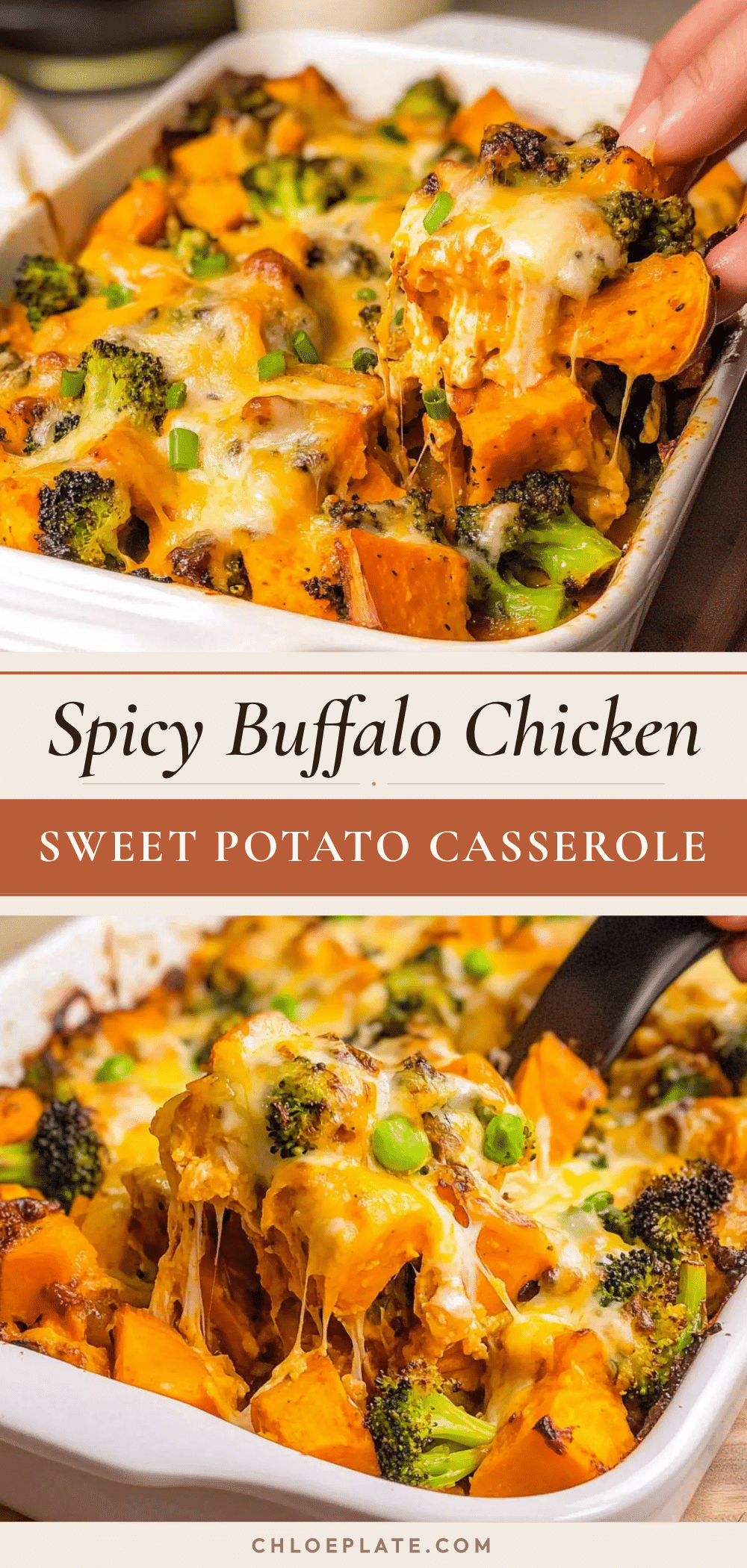buffalo chicken sweet potato casserole recipe