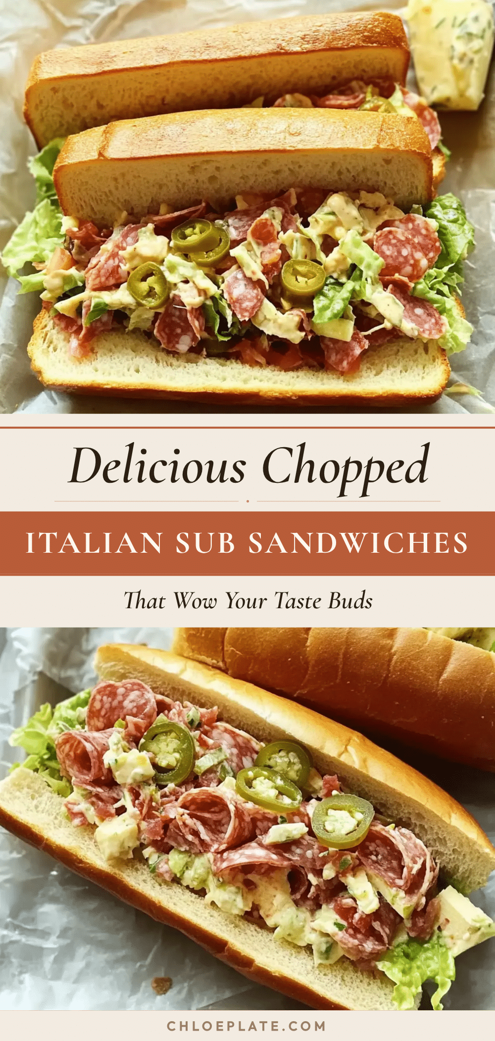 chopped italian sub sandwich recipe