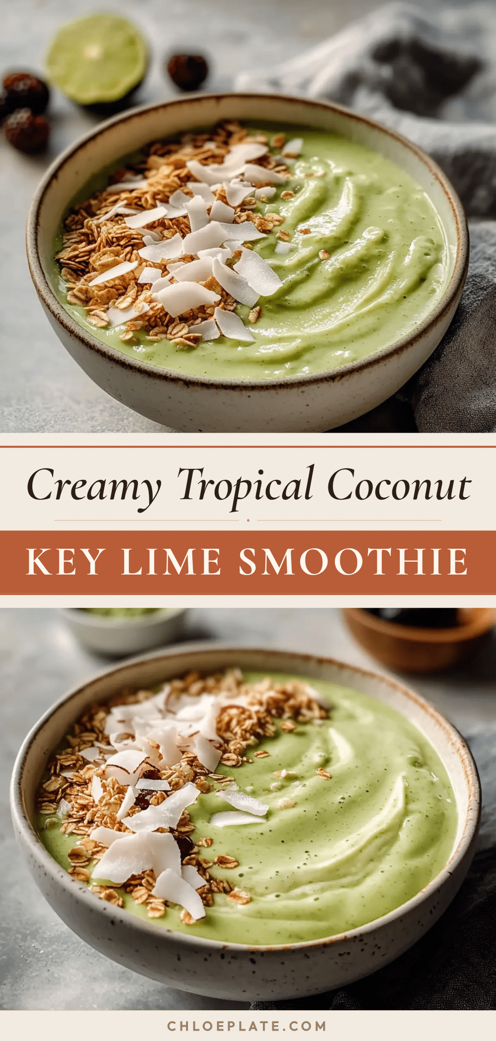 creamy coconut key lime smoothie recipe