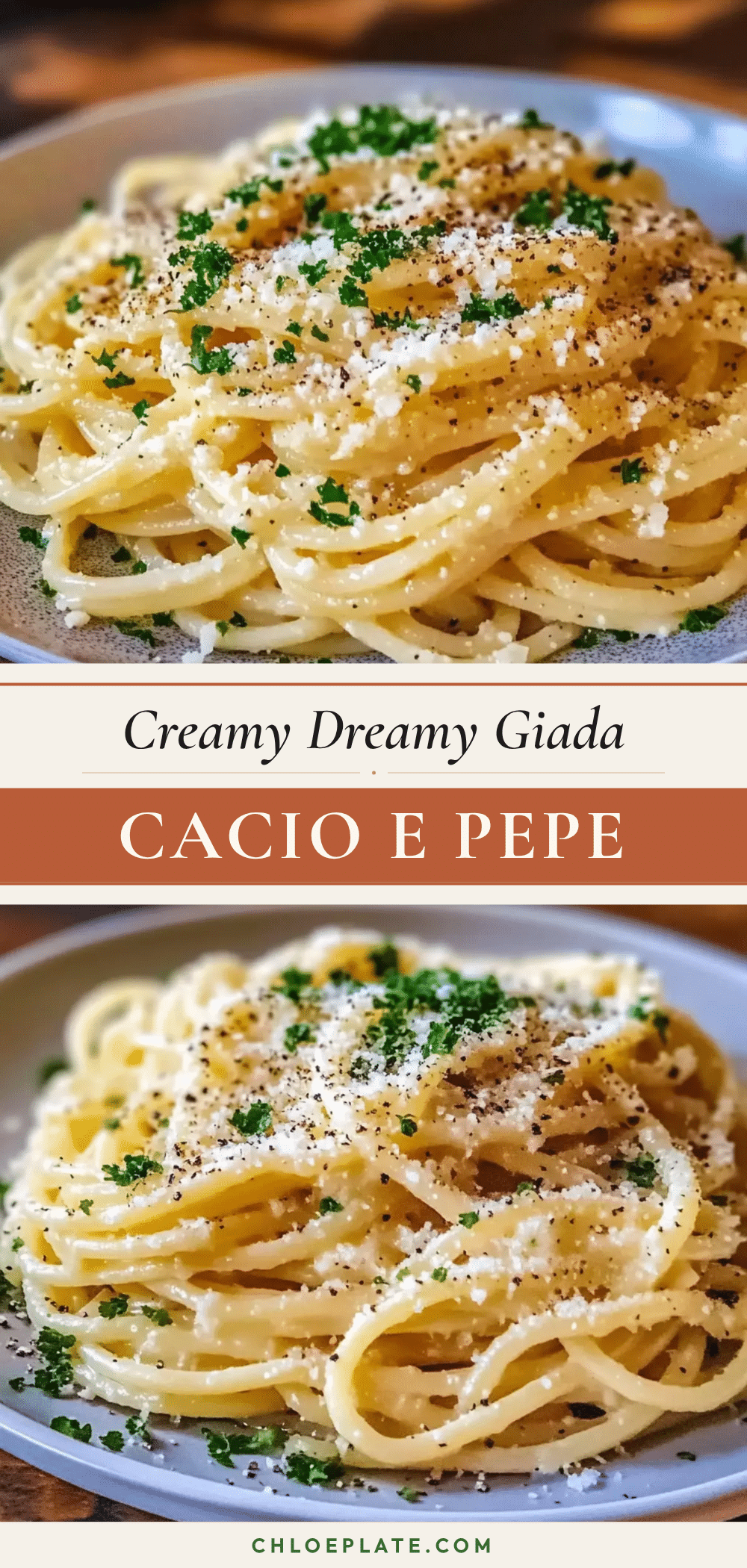 creamy giada de laurentiis cacio e pepe pasta recipe