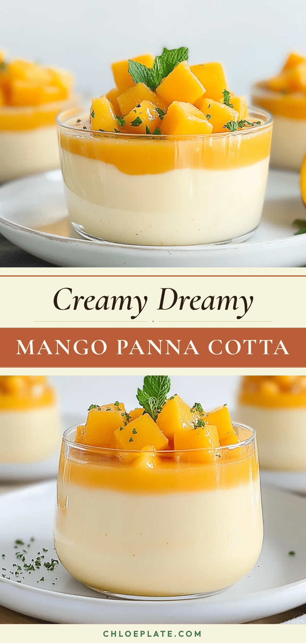 creamy mango panna cotta recipe