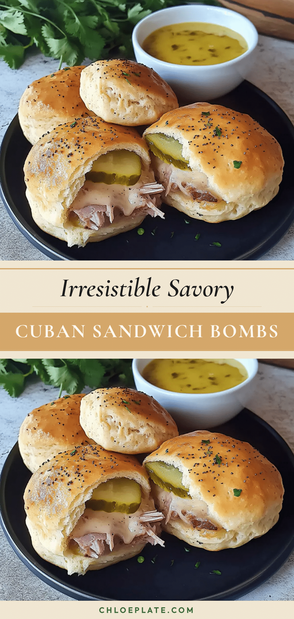 Cuban sandwich bombs recipe