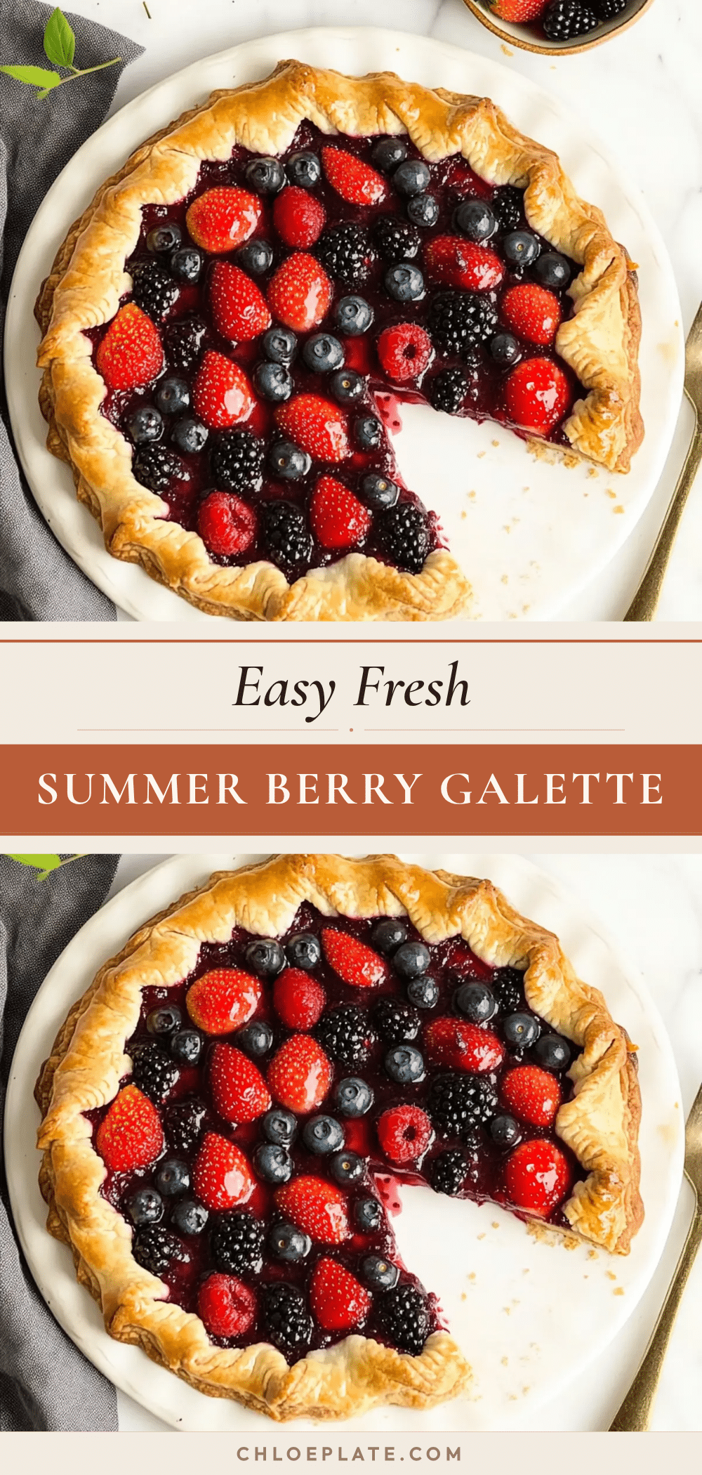 easy fresh summer berry galette recipe