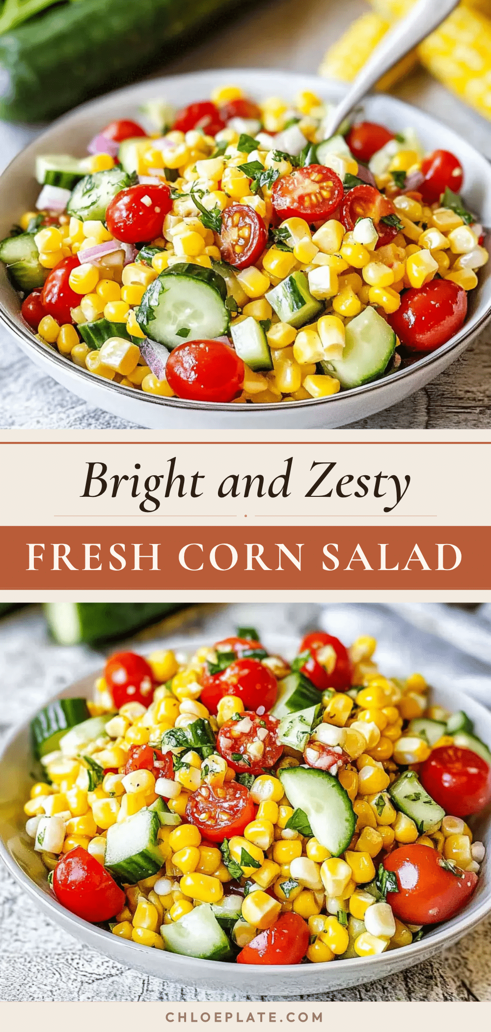 fresh and zesty corn salad recipe