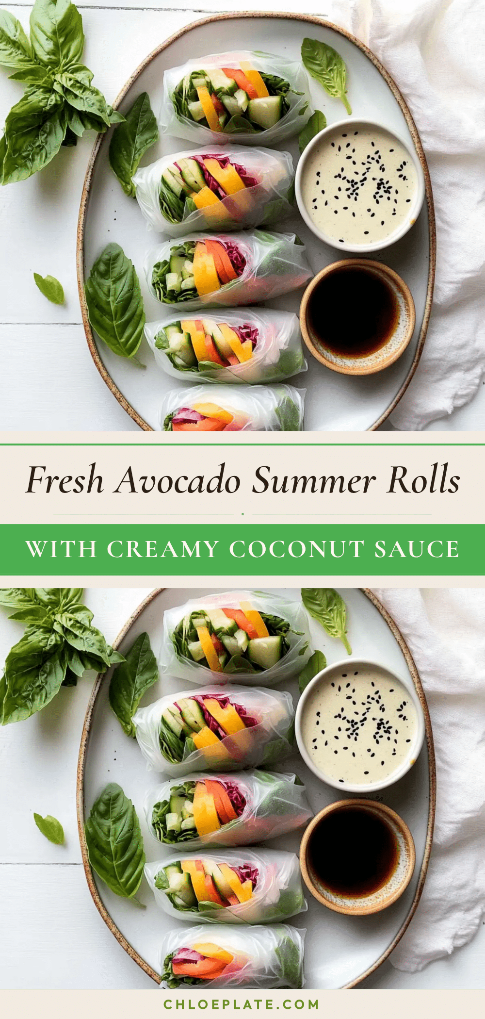 fresh avocado summer rolls recipe