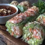 fresh crisp spring rolls recipe - featured image