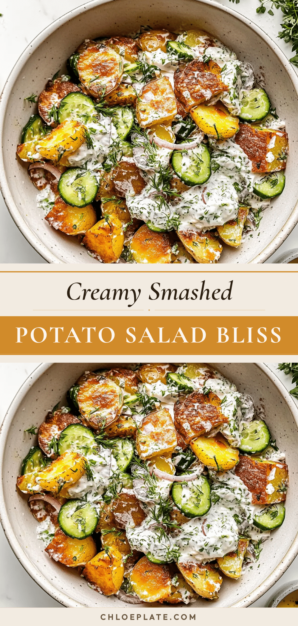 fresh smashed potato salad recipe