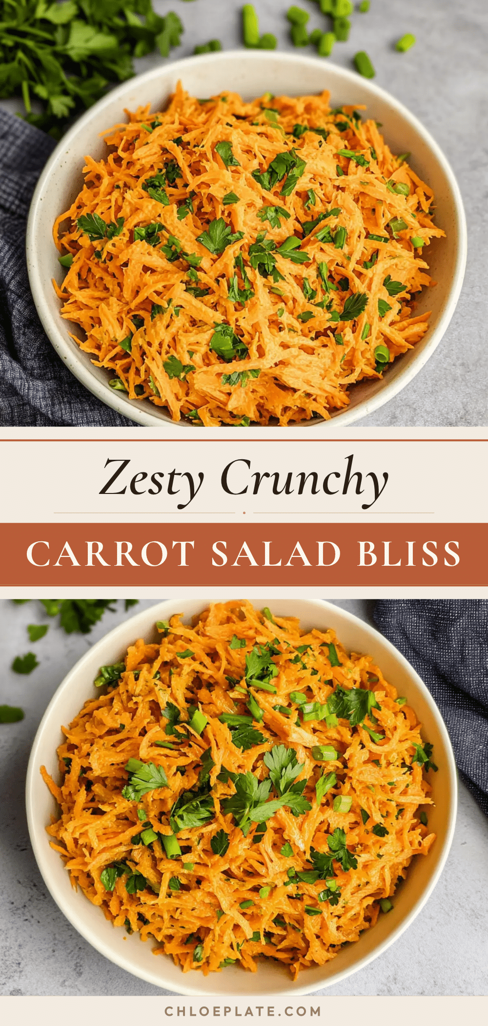 fresh zesty carrot salad recipe
