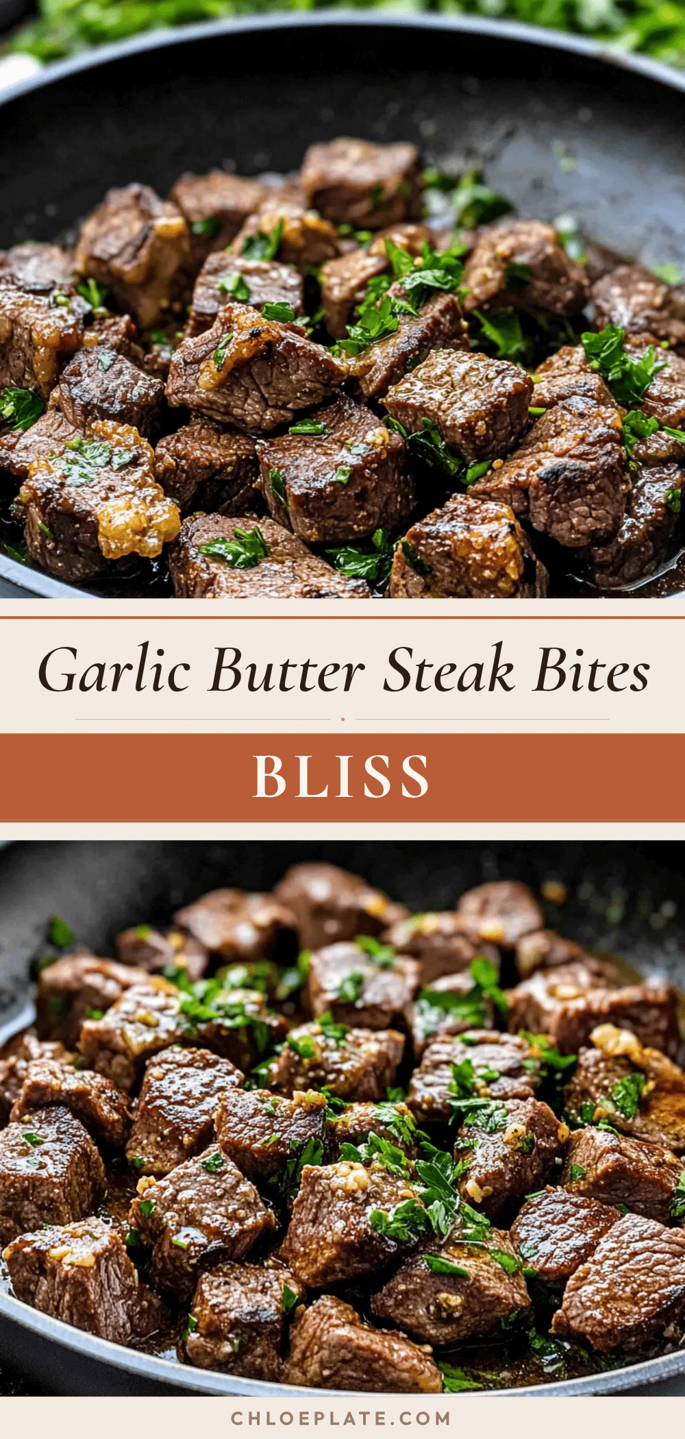 garlic butter steak bites recipe