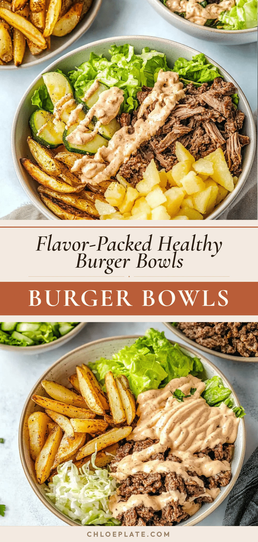 healthy burger bowls recipe