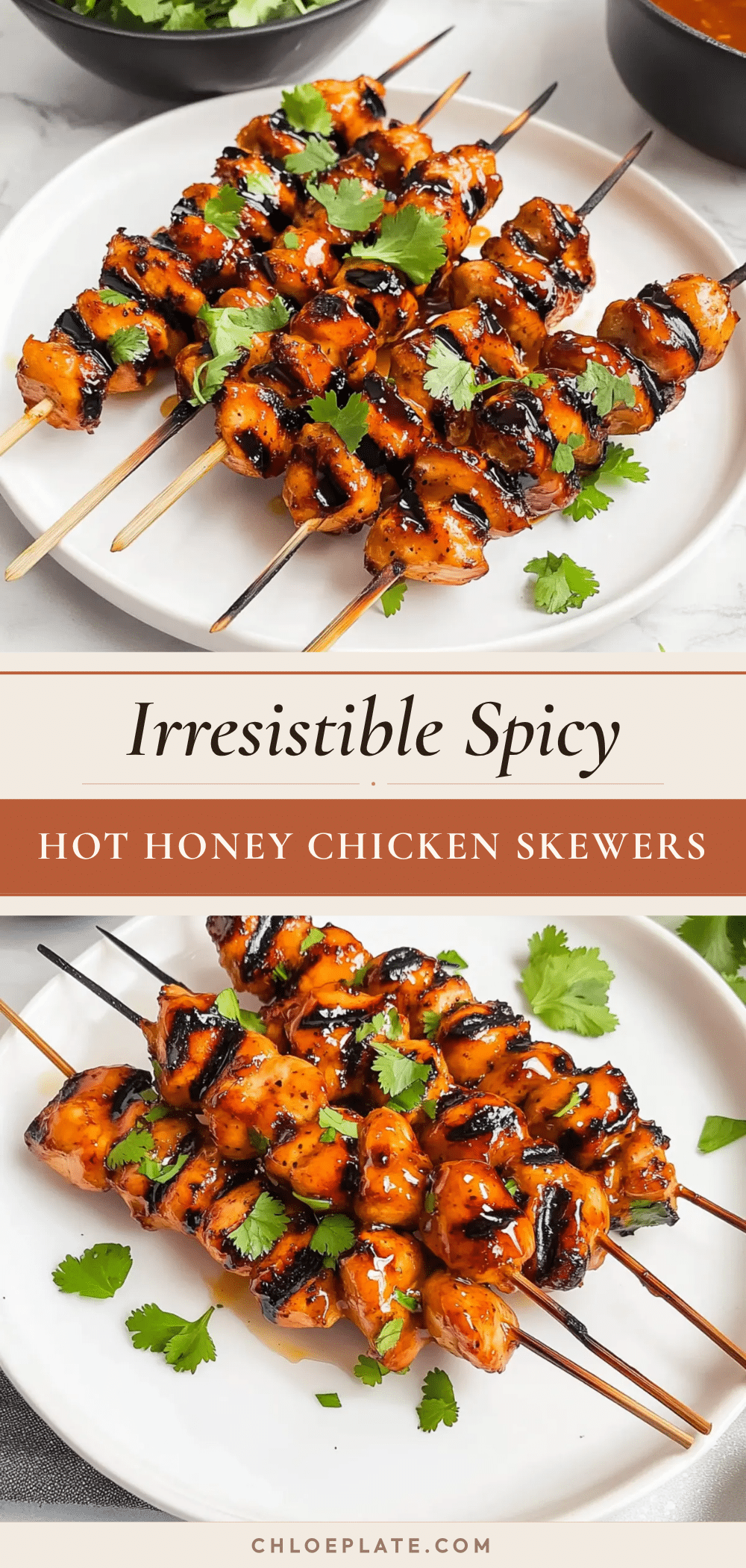 hot honey chicken skewers recipe