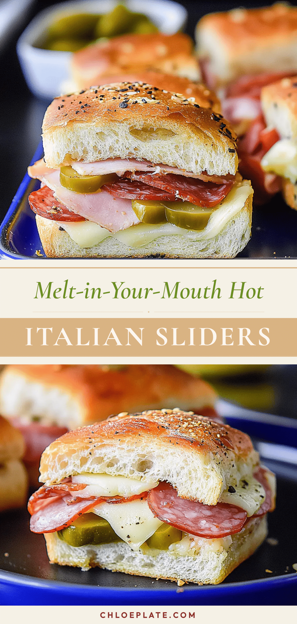 hot Italian sub sliders recipe
