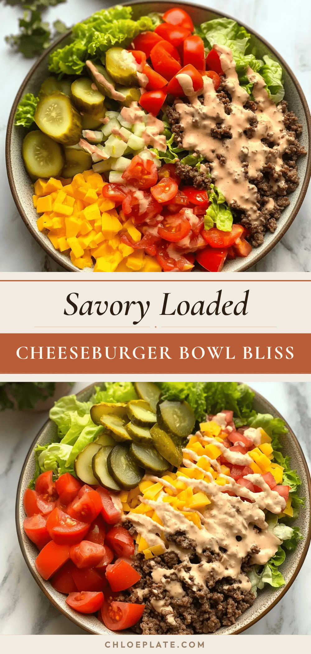 savory cheeseburger bowl recipe
