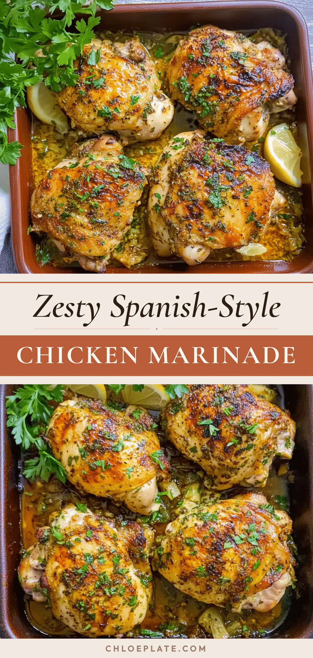 Spanish-style chicken marinade recipe