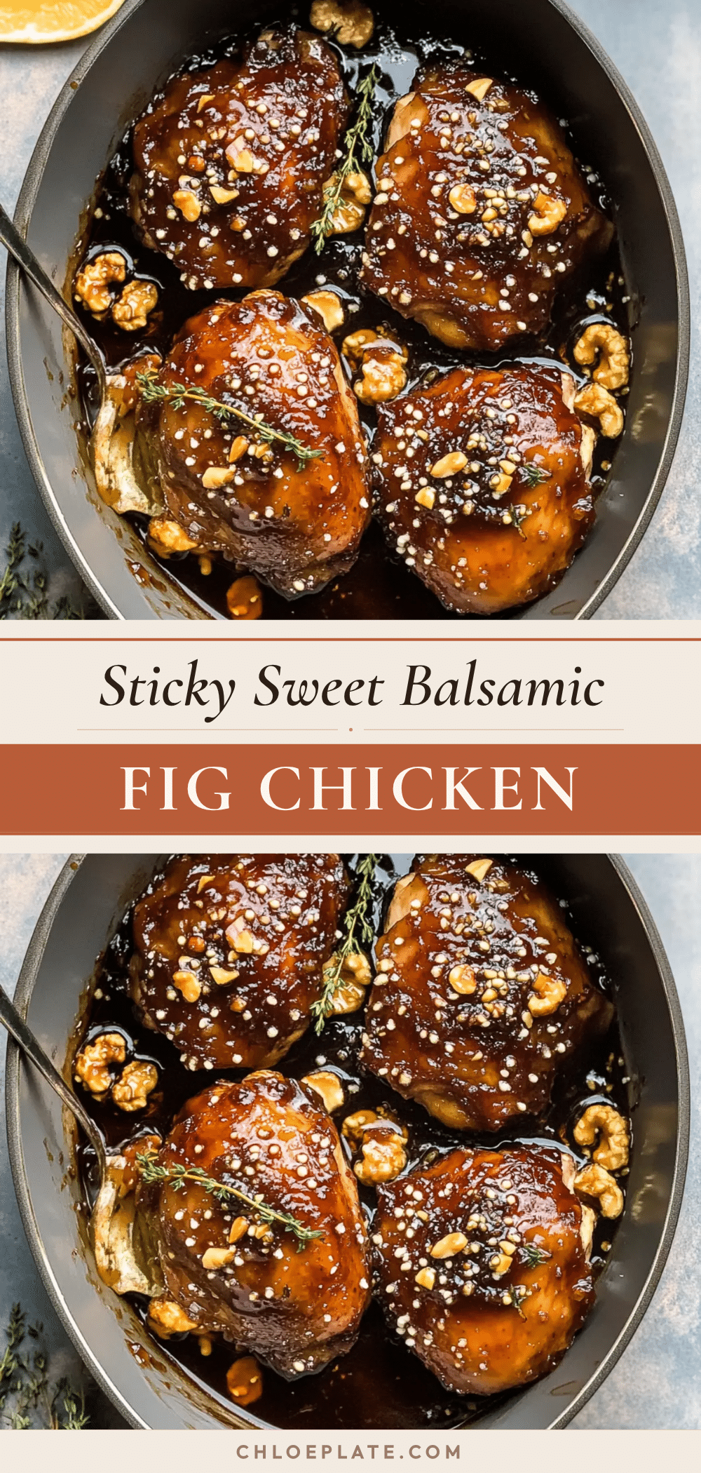 balsamic fig glazed chicken recipe