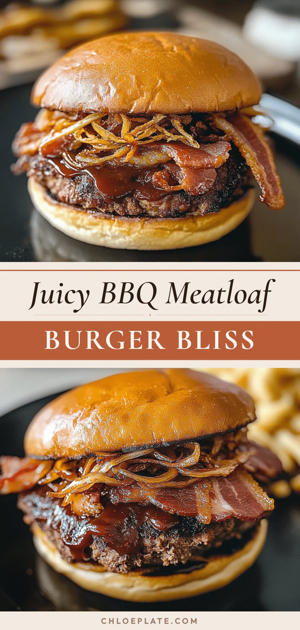 BBQ meatloaf burger recipe
