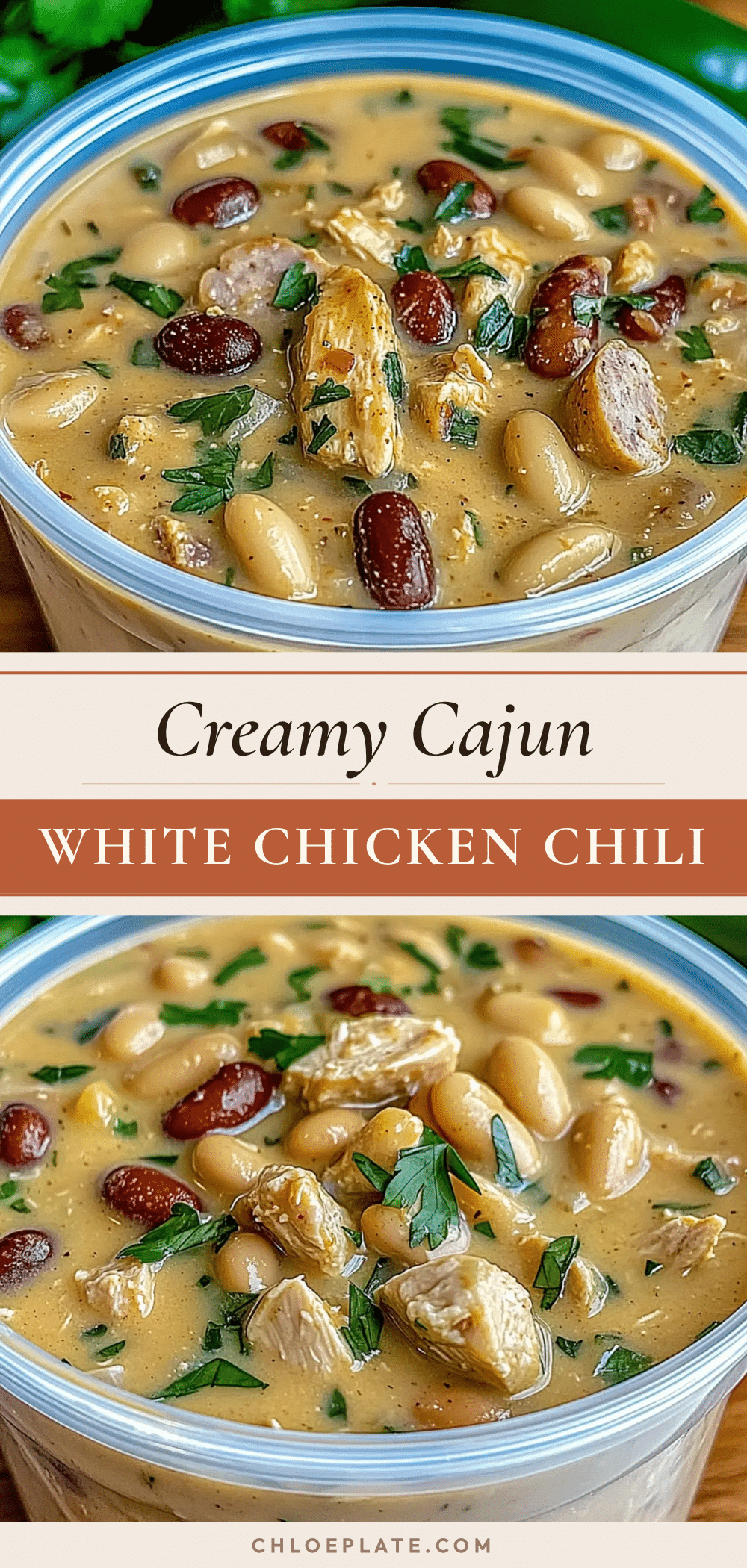 cozy cajun white chicken chili recipe