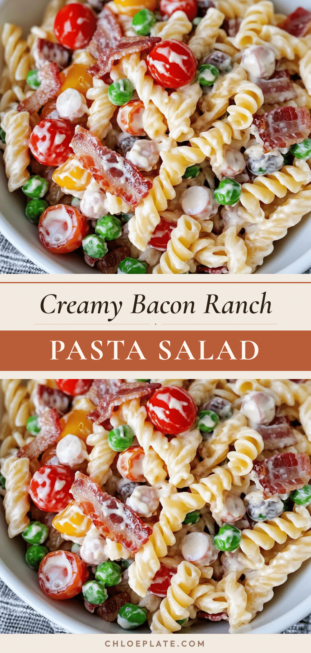 creamy bacon ranch pasta salad recipe