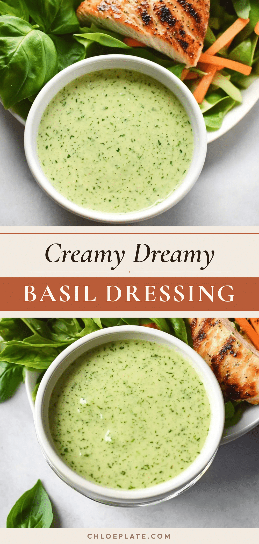 creamy basil dressing recipe