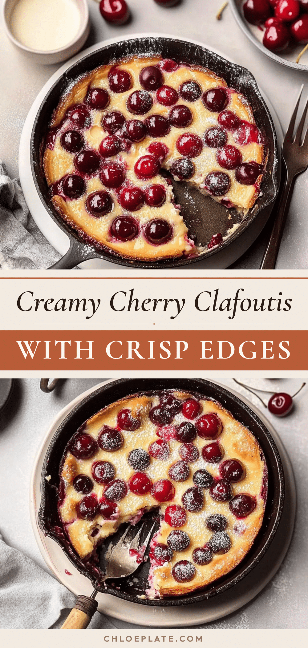 creamy cherry clafoutis recipe