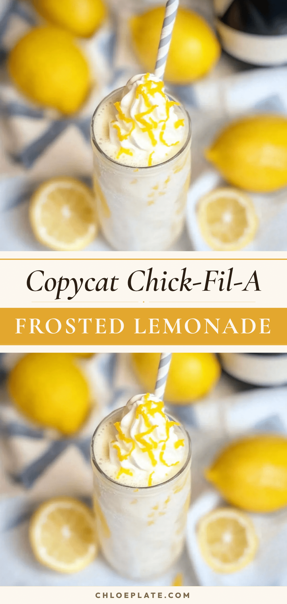 creamy chick-fil-a frosted lemonade copycat recipe