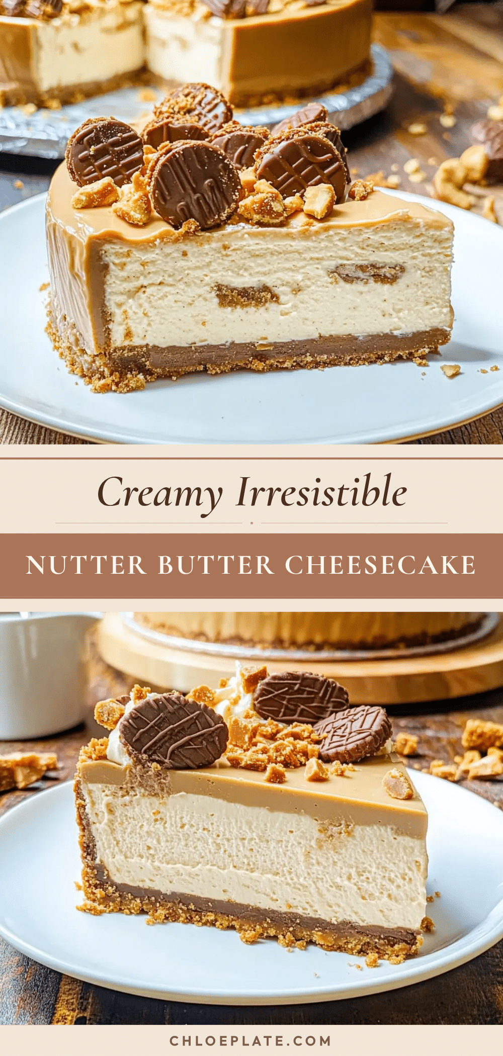 creamy nutter butter cheesecake recipe