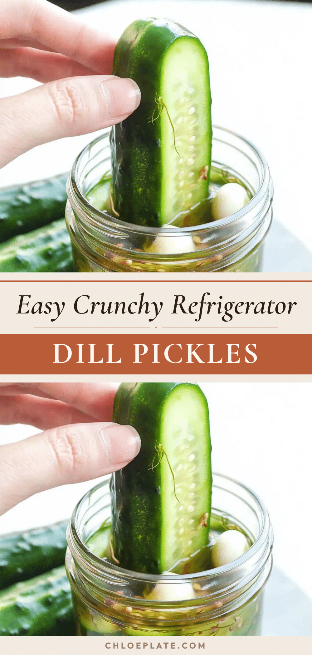 easy crunchy refrigerator dill pickles recipe
