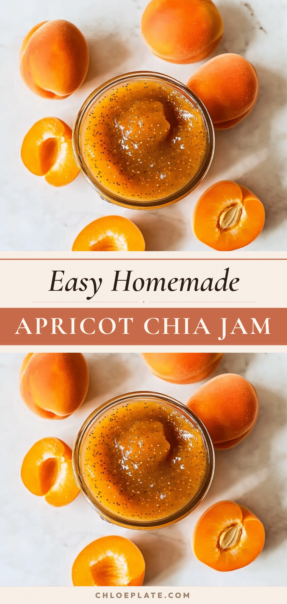 Easy homemade apricot chia jam recipe