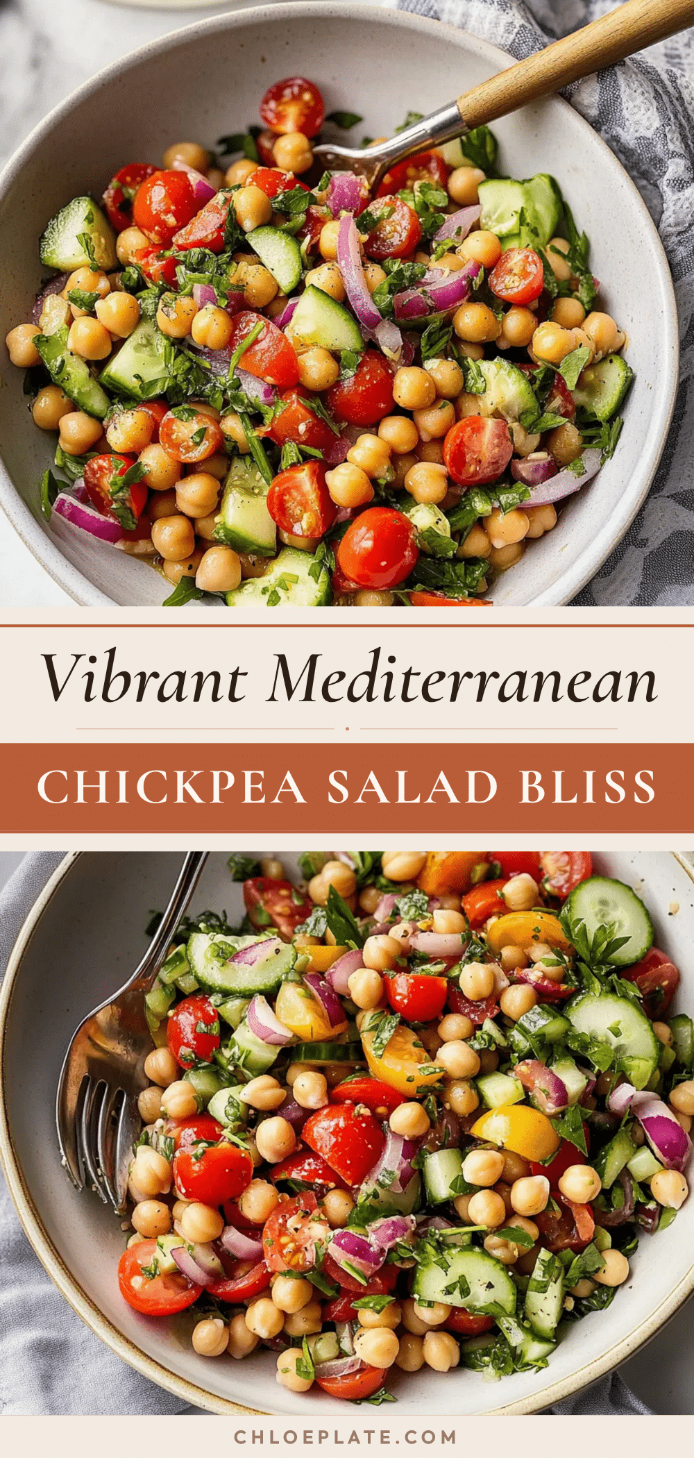 fresh vibrant chickpea salad recipe