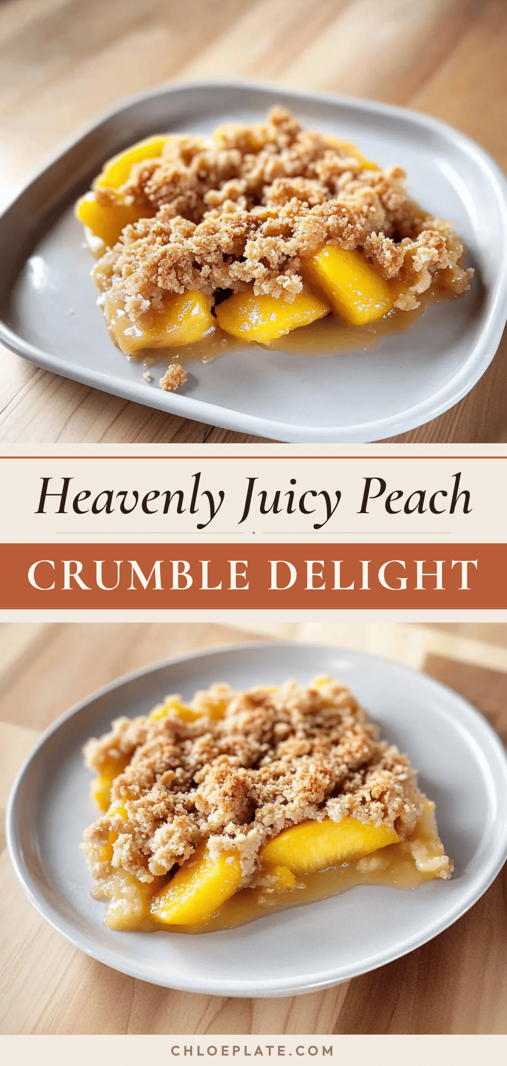 heavenly peach crumble recipe recipe