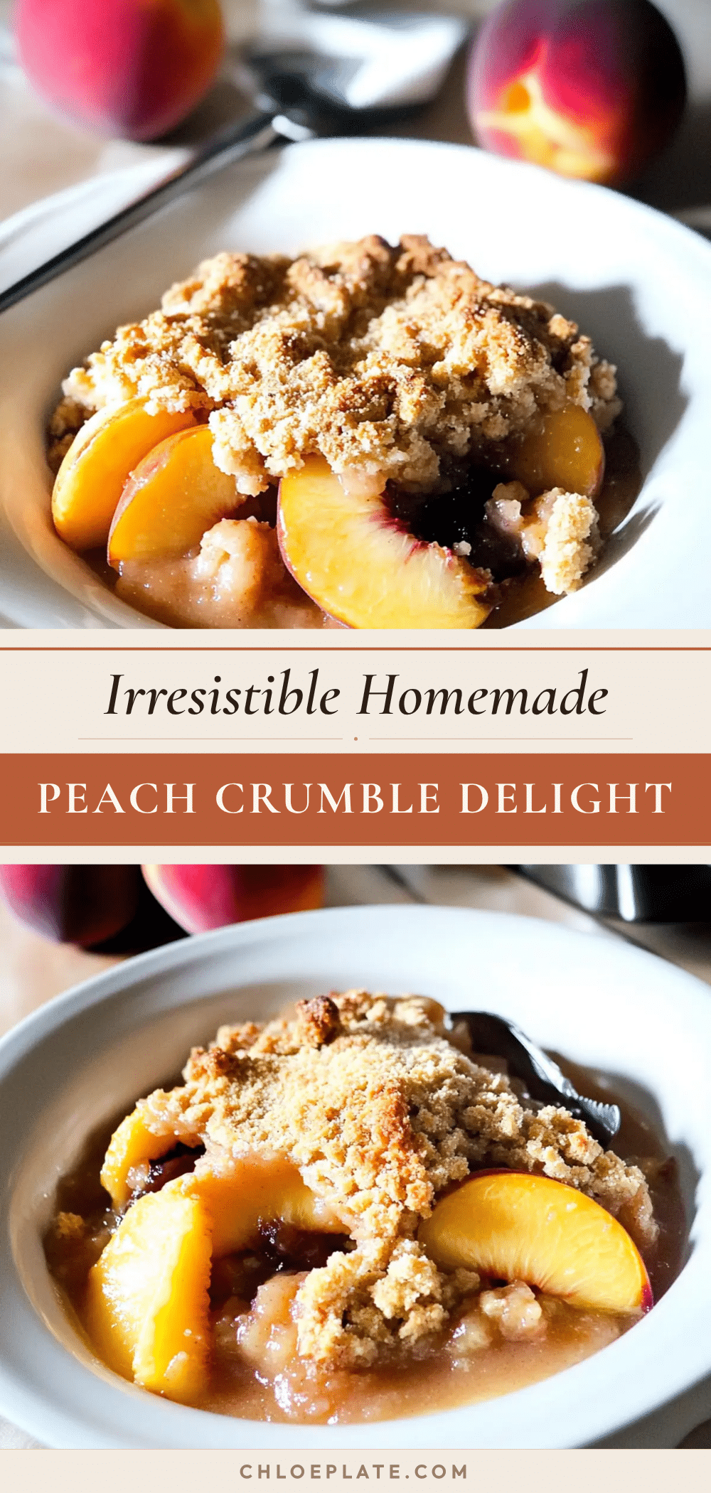 homemade peach crumble recipe recipe