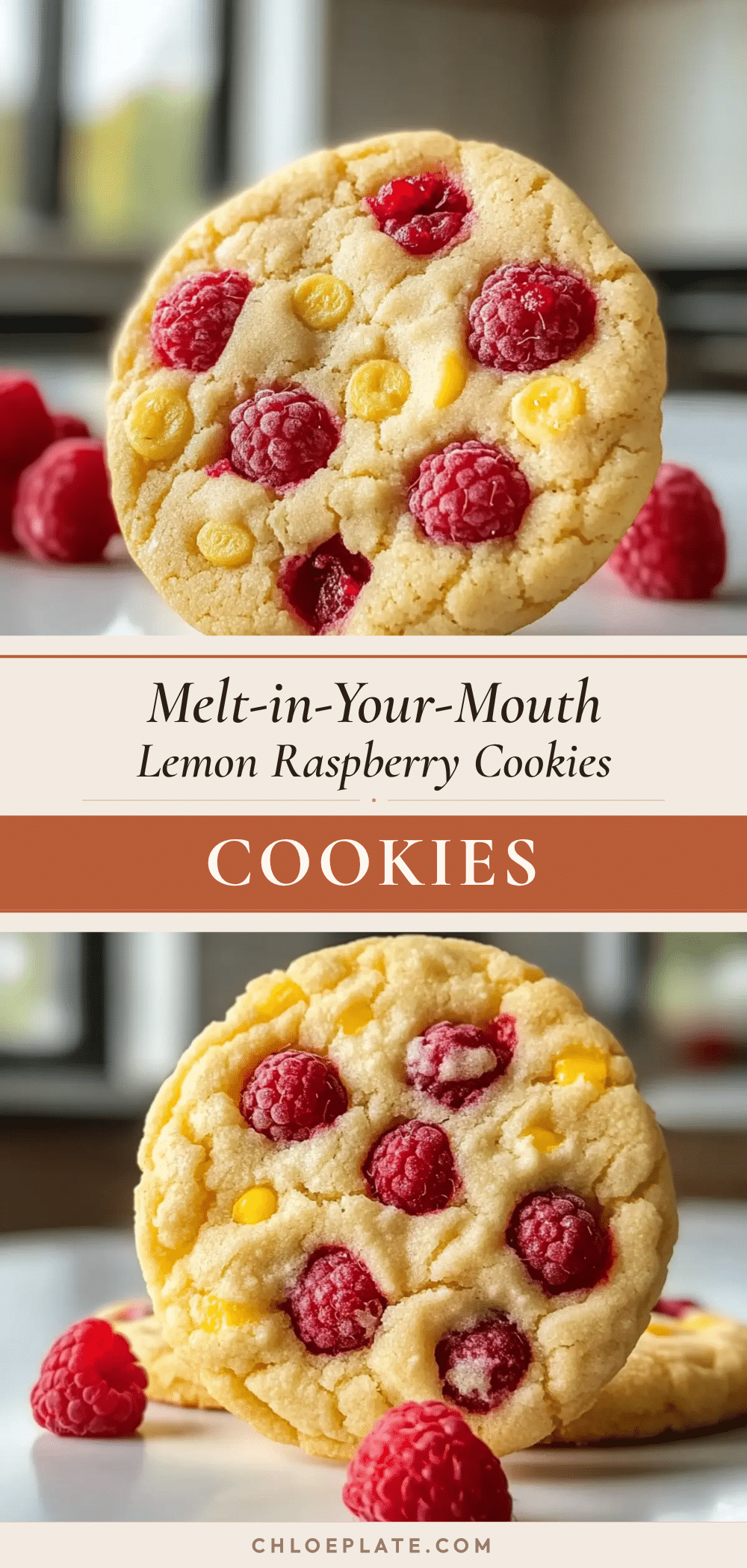 lemon raspberry cookies recipe