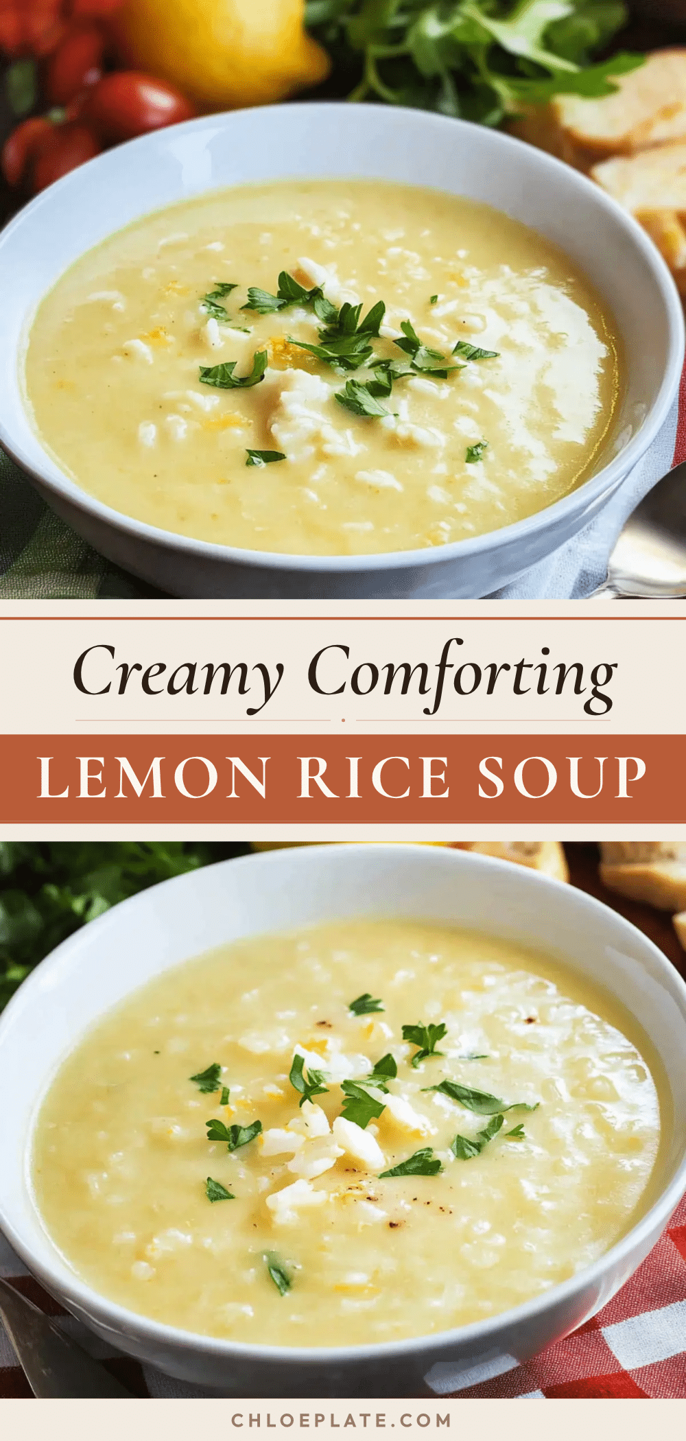 lemon rice soup recipe